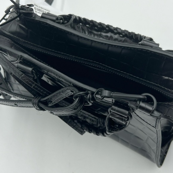 Balenciaga Neo City Bag Black Croc Authentic Luxury - Picture 8 of 10